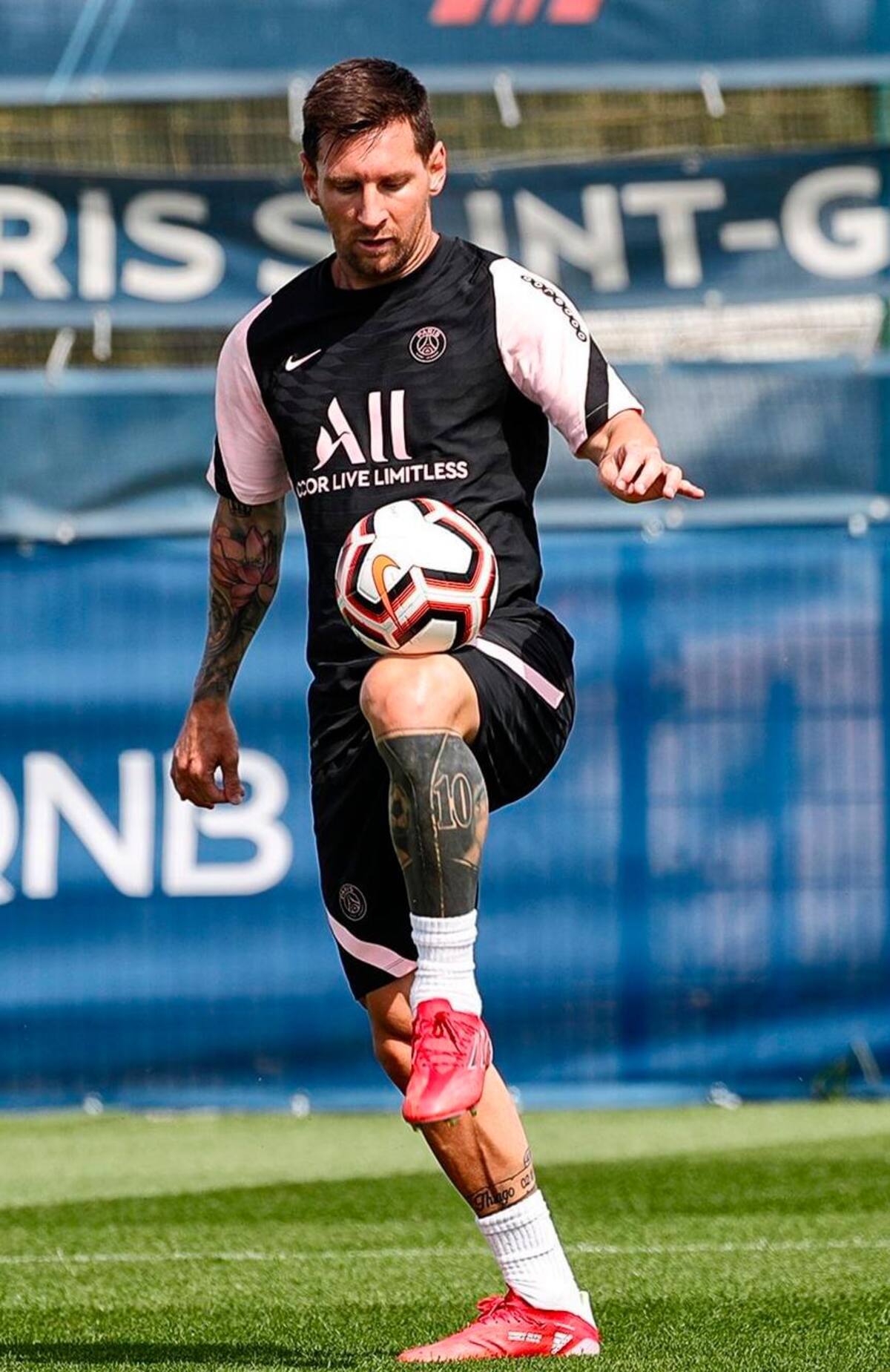 Lionel Messi le apunta a su quinto título en la Champions, esta vez con el PSG. //tOMADA DE INSTAGRAM