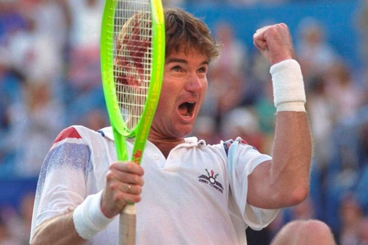 Jimmy Connors, el más ganador de títulos en el tenis