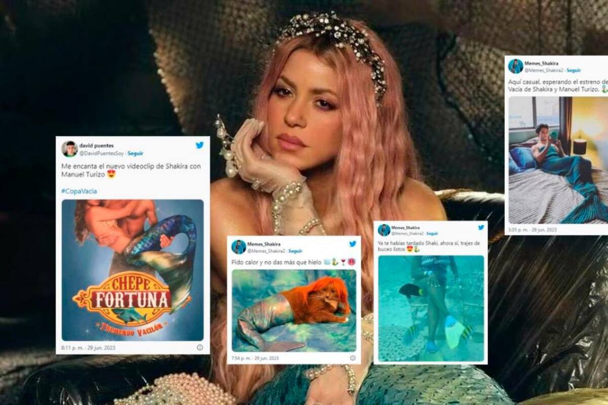 Los memes más graciosos que dejó ‘Copa Vacía’ de Shakira y Manuel Turizo