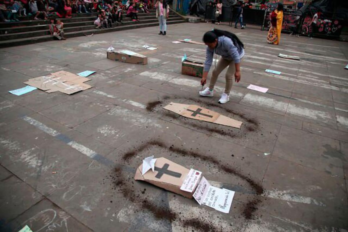 Diez indígenas han fallecido durante los meses de asentamiento en Bogotá