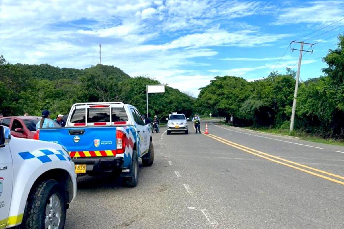 96.900 vehículos se movilizaron por las vías del Atlántico