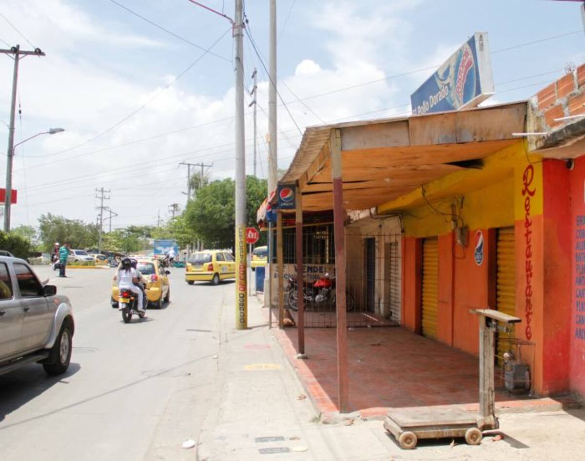 Ezequiel Carmona fue baleado dentro de un establecimiento en la Calle Real de Ternera. EL UNIVERSAL/