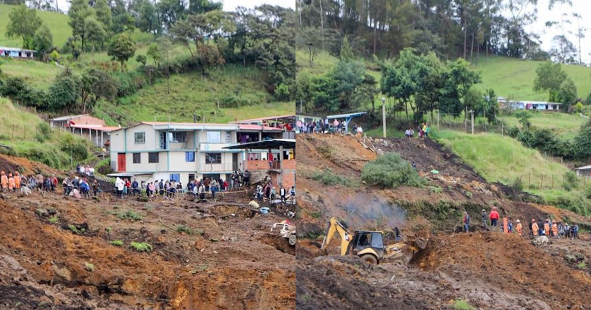 Landslide in Nariño after heavy rains leaves 7 people dead