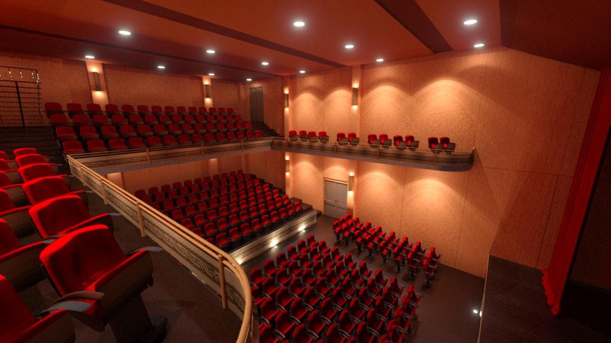 Así se verá el auditorio, que abarcará parte del segundo y tercer piso. El edificio tendrá un sistema de aire acondicionado centralizado automatizado, que permitirá controlar la temperatura dependiendo la cantidad de visitantes. //cortesía