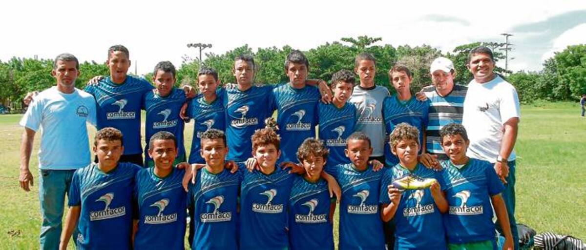 Otros jugadores de la delegación categorías menores de Tacasuán, anfitriones para el próximo evento de fútbol en Montería.