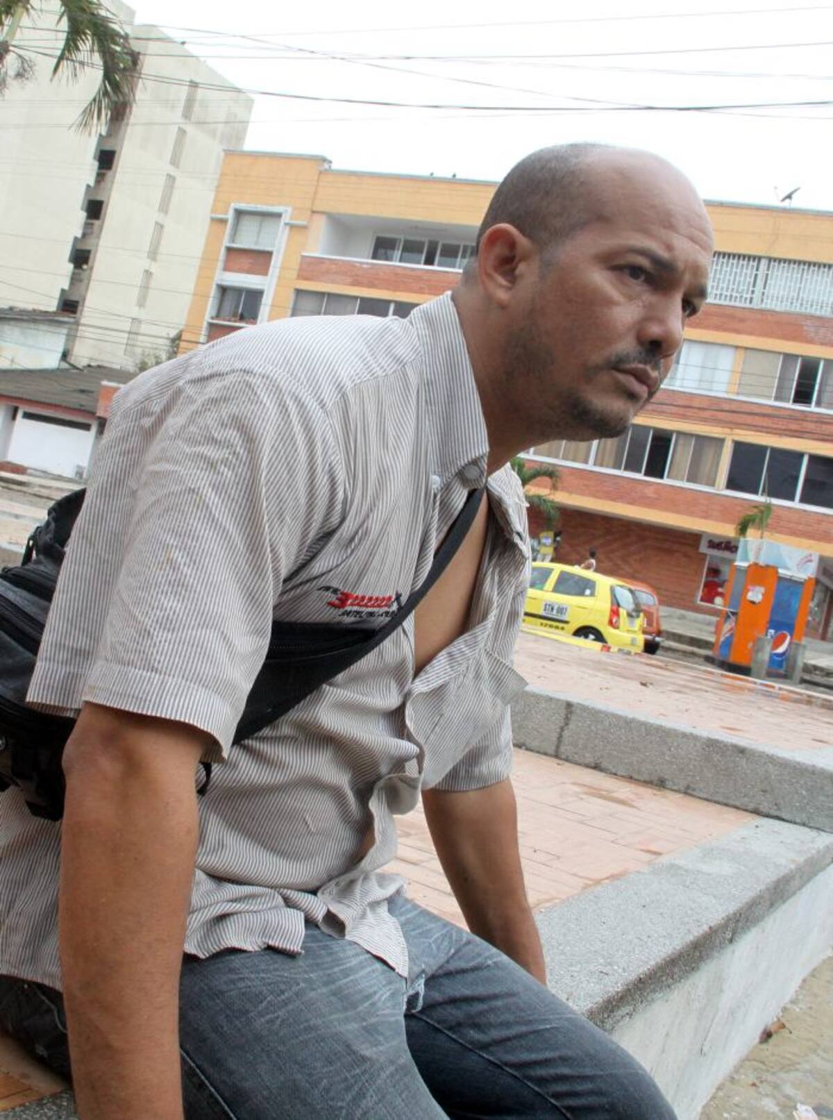Luis Manuel Monsalvo Mariotti, taxista arrastrado por un arroyo. Rafael Polo - Cortesía QHubo-