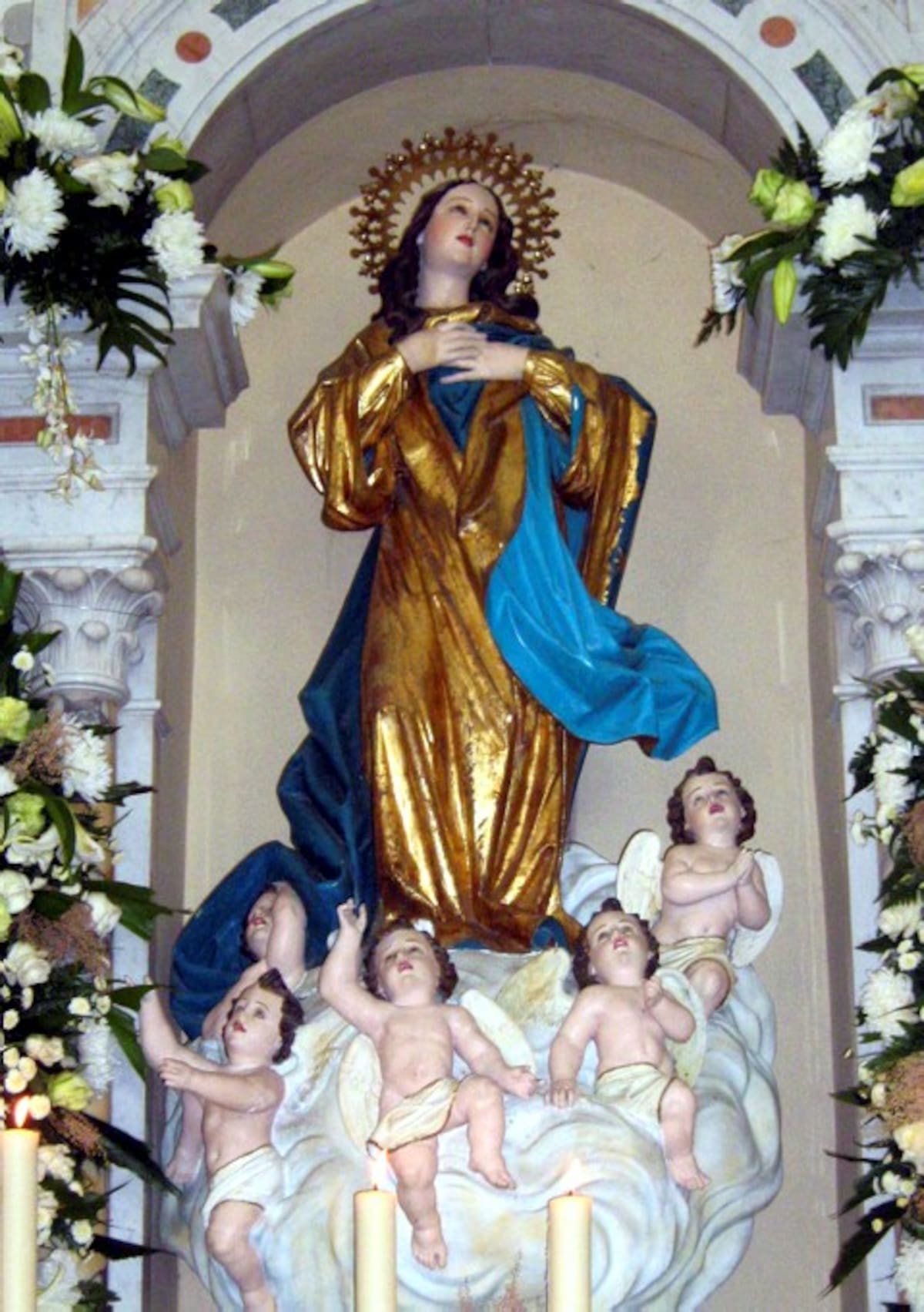Hoy se celebra las solemnes vísperas de la fiesta en honor a la Inmaculada Concepción de María en Corozal.