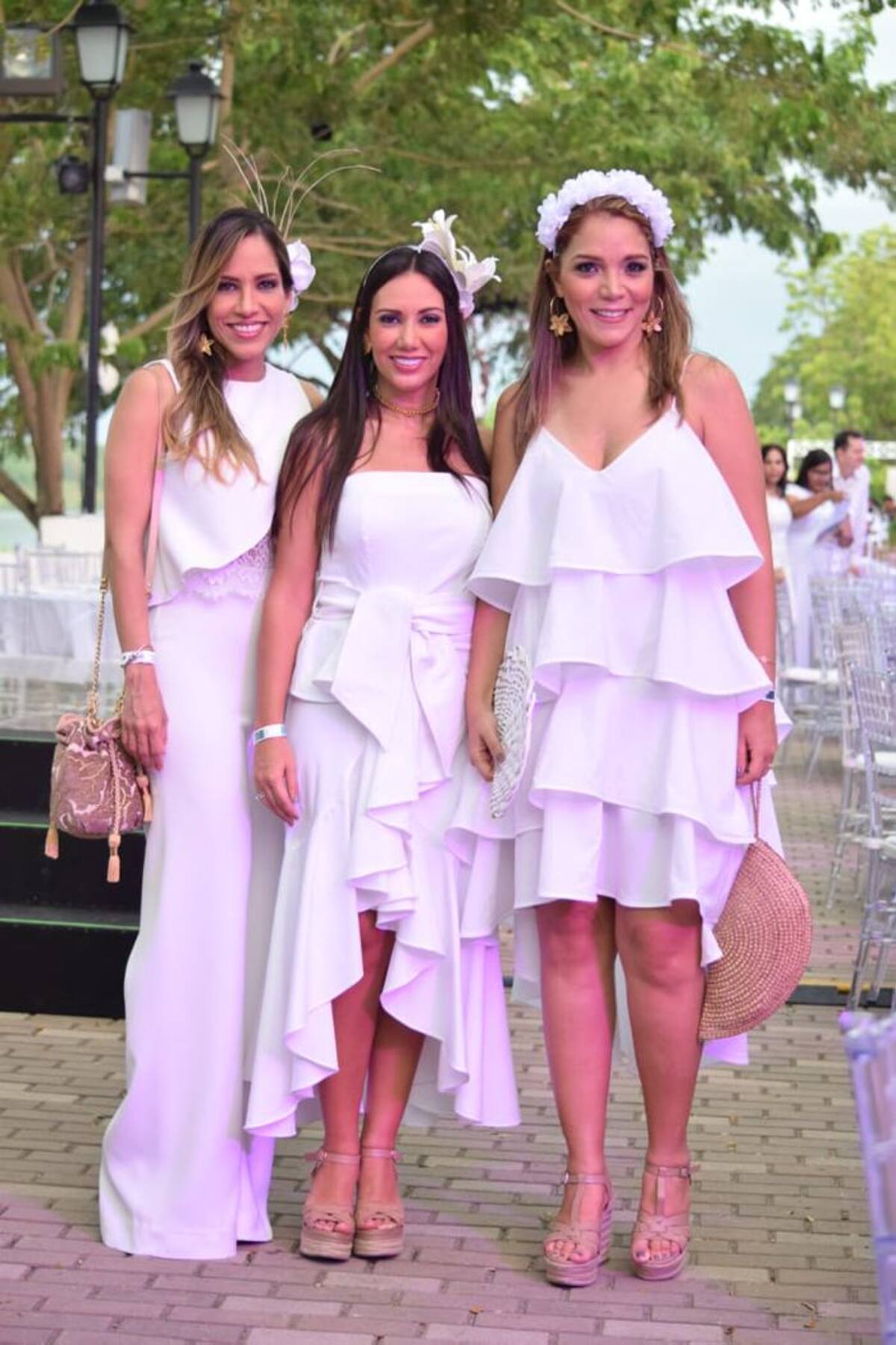 Nora Serrano, Lauren Moreno y Yaneth Narváez. Victoria Góngora