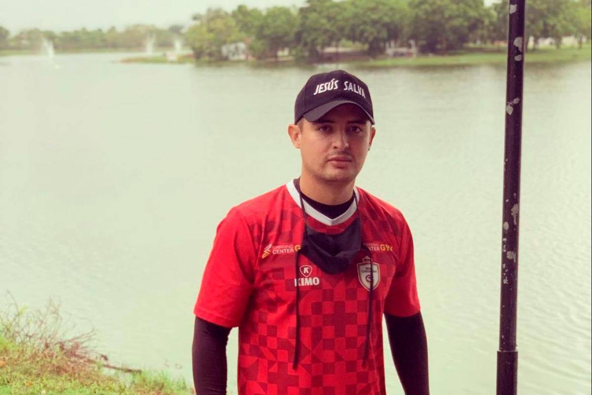 Steven Sánchez, técnico de la selección Bolívar de fútbol prejuvenil