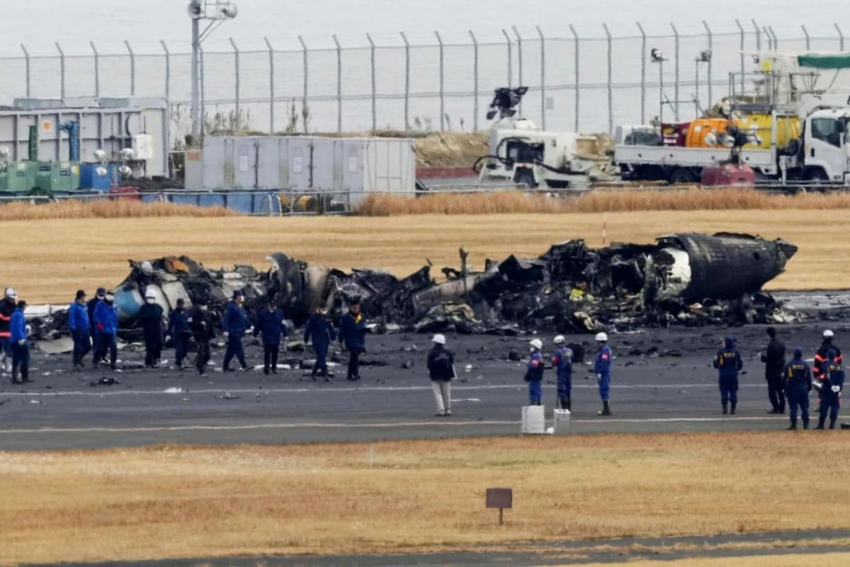 Abren sendas investigaciones tras choque letal en aeropuerto de Japón