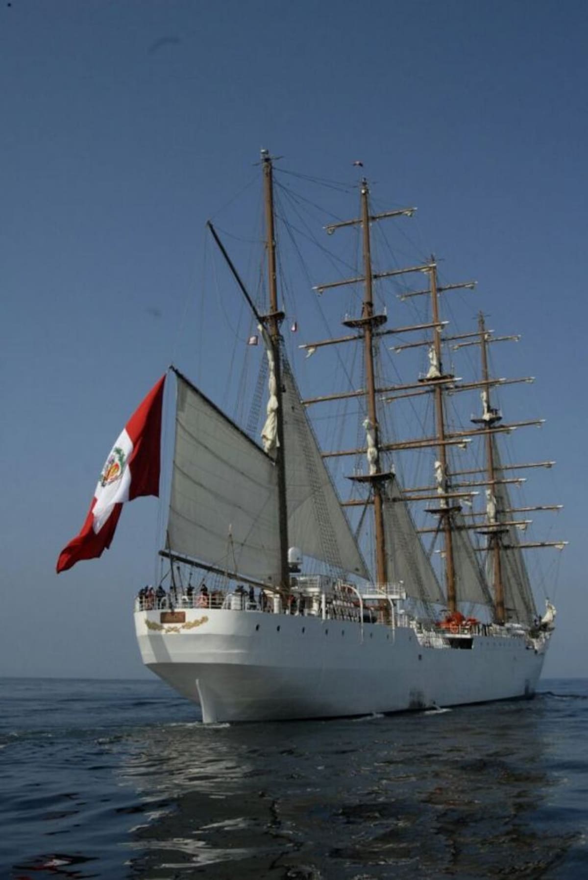 Buque Escuela “Unión” de la Armada del Perú. CORTESÍA.
