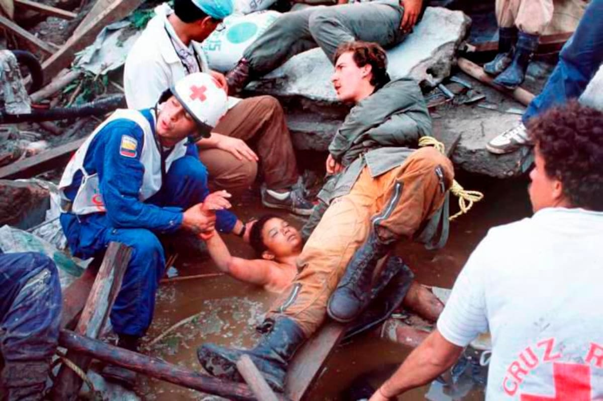 Omaira Sánchez, símbolo de la tragedia.