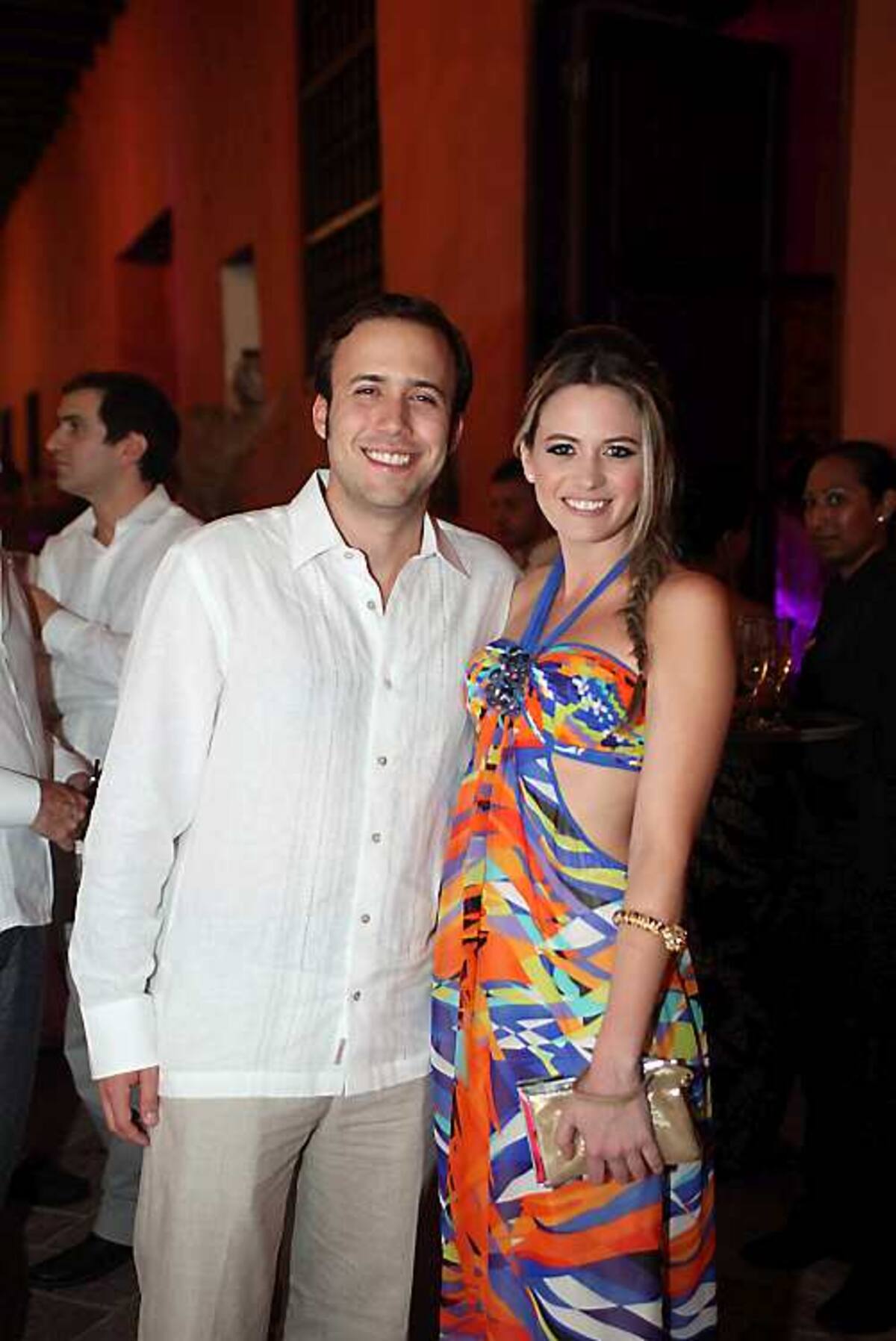 Eduardo Arango y Estefanie Millán.