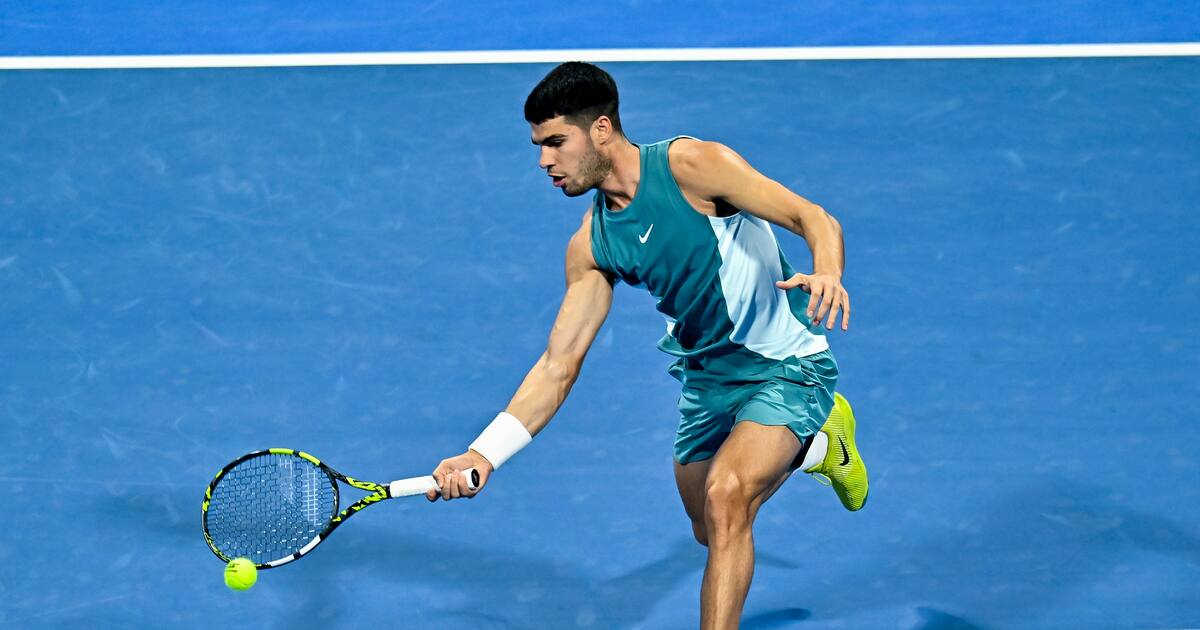 Carlos Alcaraz returned to action after his conquest at the Australian Open