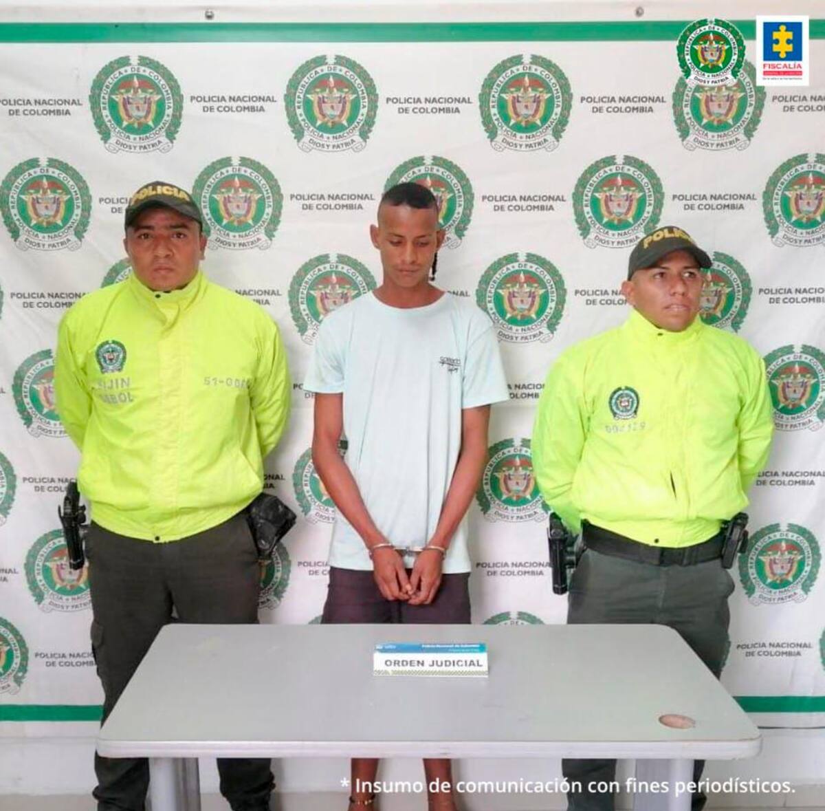 Jesús David Galvis Valenzuela, capturado por homicidio en El Carmen de Bolívar.
