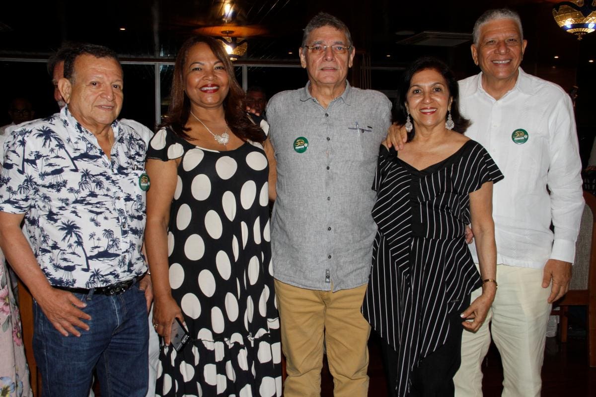 Teófilo Carrascal, Noris Jaraba, Álvaro Bettin, Marta Márquez y Germán Fonseca.//Fotos: Zenia Valdelamar - El Universal.