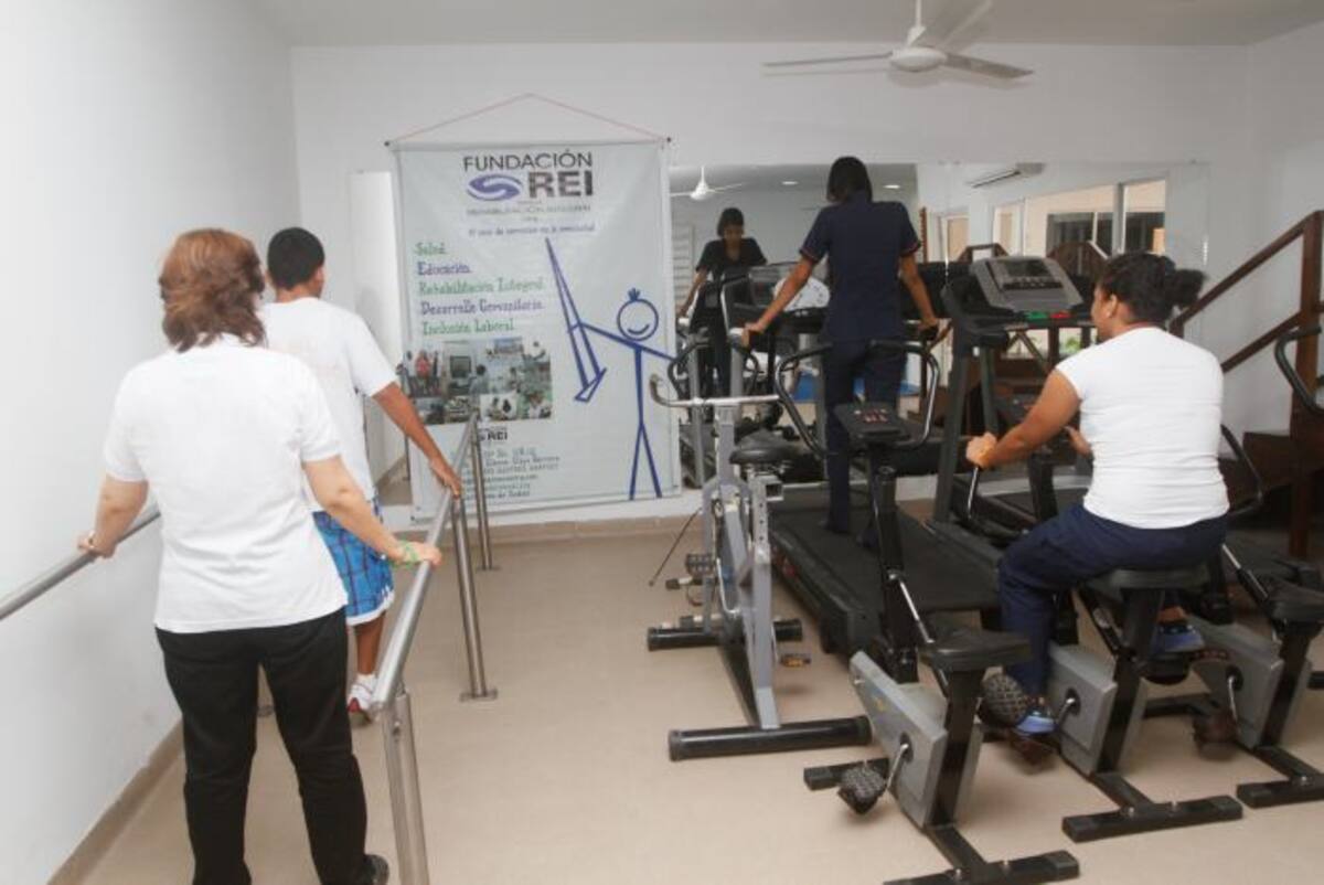 En las instalaciones de la Fundación, en Olaya, existen los espacios adecuados para la rehabilitación de sus pacientes. Julio Castaño - El Universal