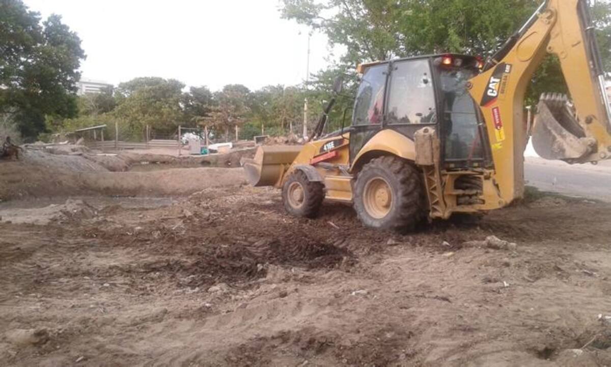 Este sábado realizarán el relleno de un tercer estanque. Foto: Cortesía