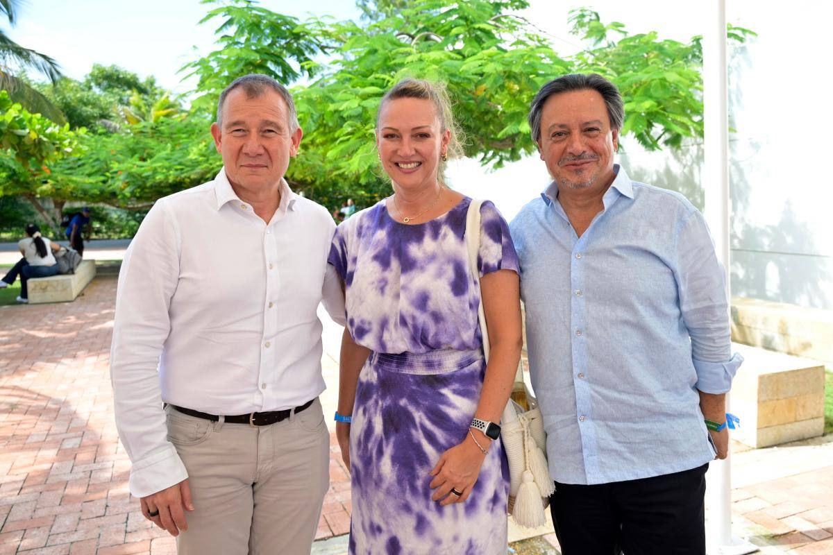 Gustavo Villa, Paula Cortés y Víctor Orduz.