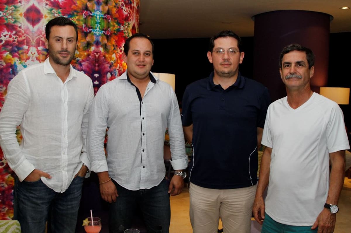 Ignacio Gagliardi, Carlos Lemus, Lus Eduardo Ruíz y Raúl Martínez.