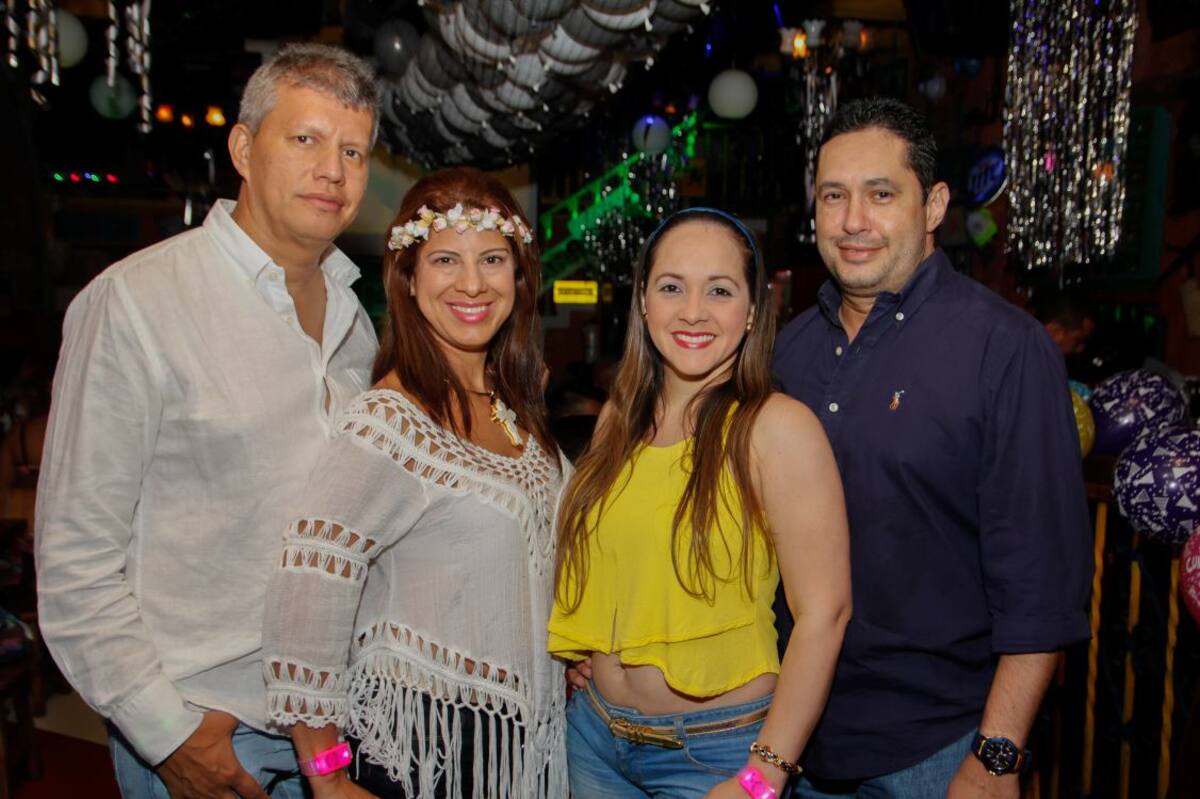 Gildardo Larza, Viviana Garcés, Saby Marrugo y Jorge Olarte.