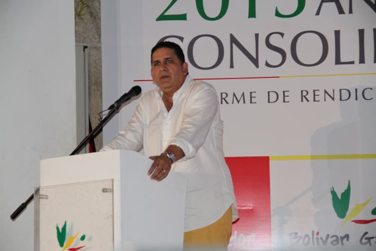 Juan Carlos Gossaín, gobernador de Bolívar. Foto: Zenia Valdelamar