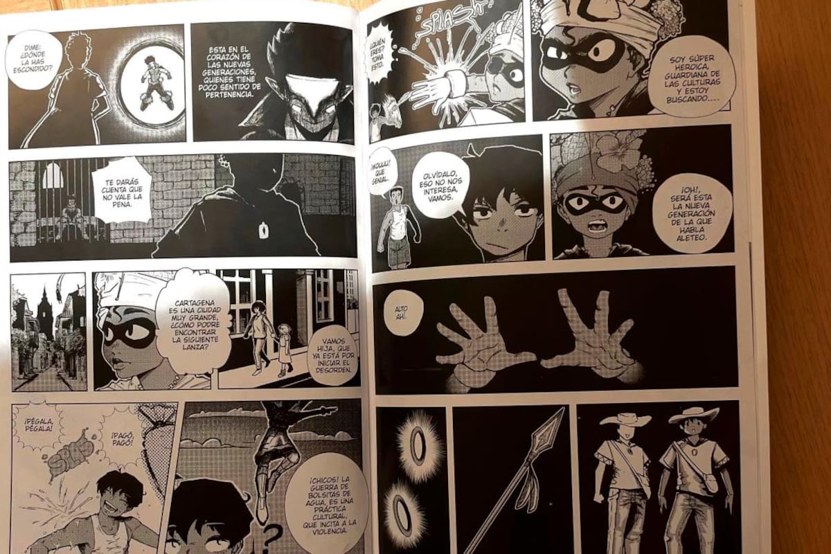 Súper Heroica: un cómic sobre la cultura de Cartagena, creado por jóvenes