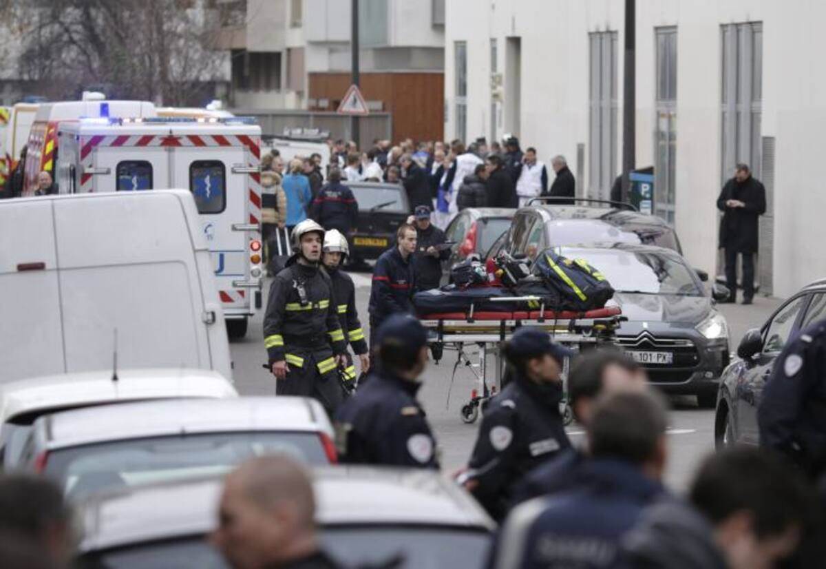 Atentado en el semanario francés. AFP KENZO TRIBOUILLARD