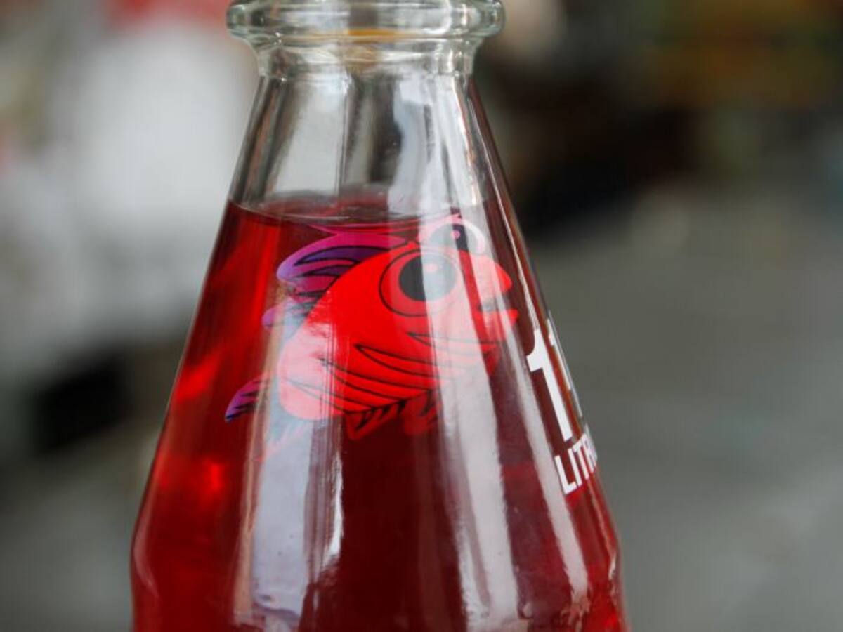 El pez se observa claramente en la botella de gaseosa. Aroldo Mestre