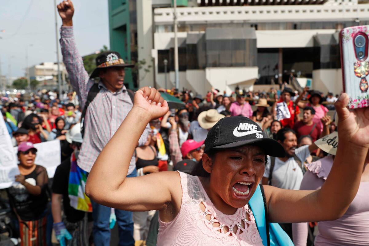 Los manifestantes mantienen 83 cortes de carreteras en Perú