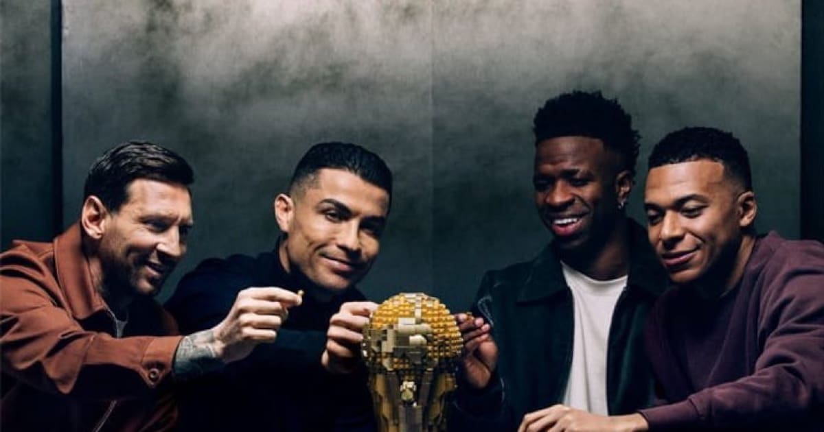 LEGO brings together Messi, Cristiano, Mbappé, and Vinicius Jr in surprising commercial