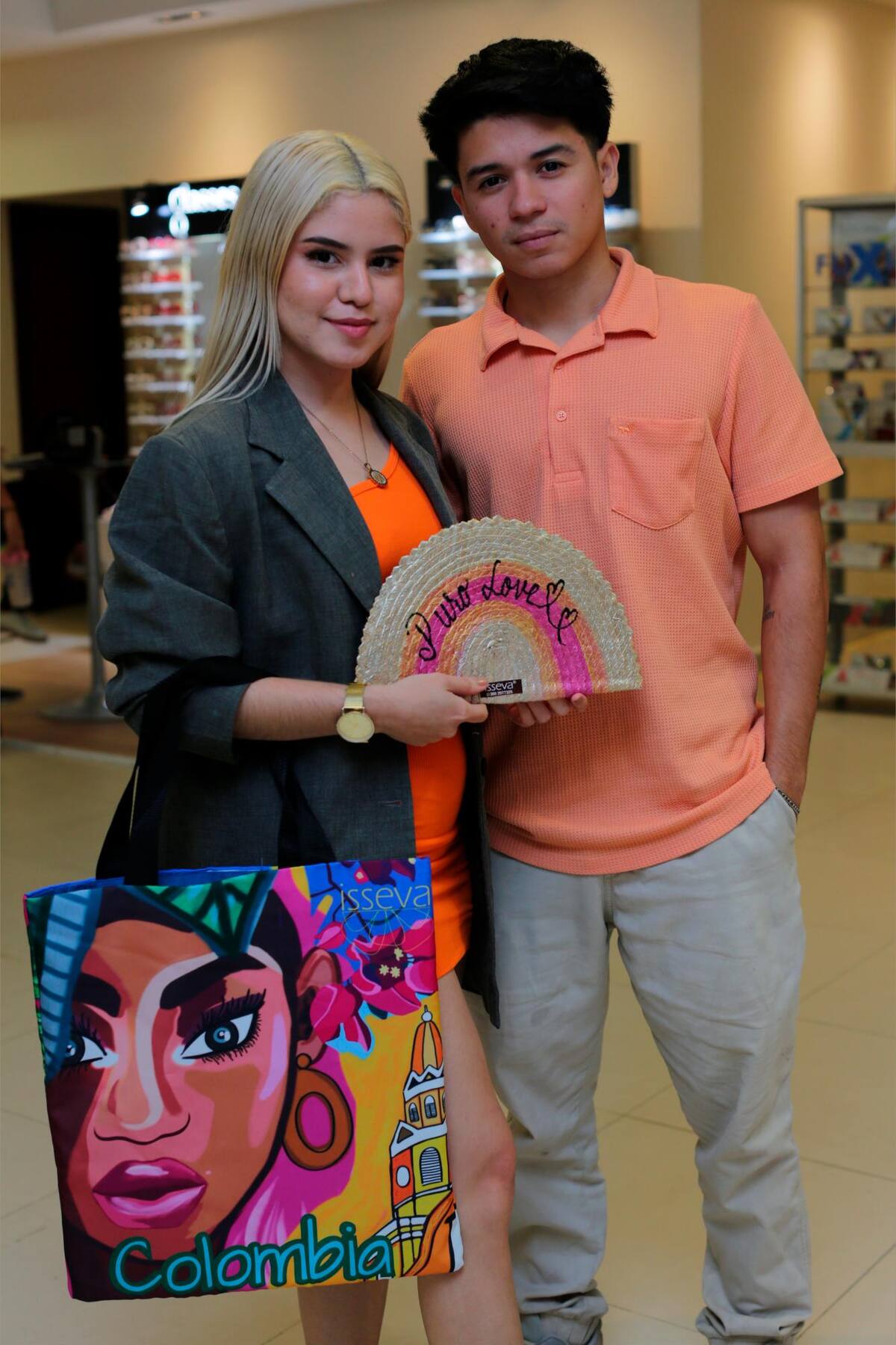 Dailyn Martínez y Sebastián Gamboa.