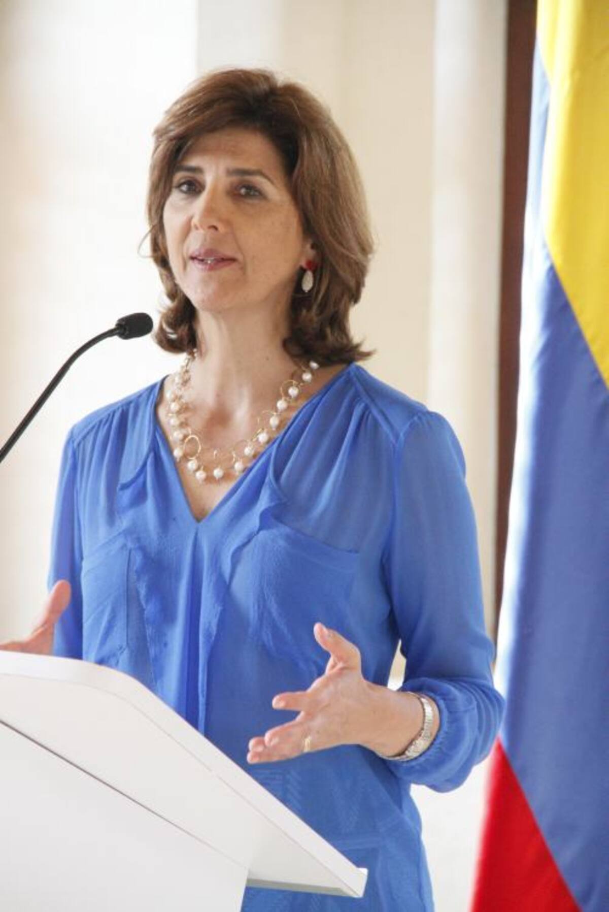 María Ángela Holguín, ministra de Relaciones Exteriores de Colombia. ARCHIVO