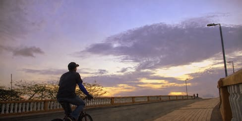 Un cartagenero cuenta cómo es moverse en bicicleta por Cartagena