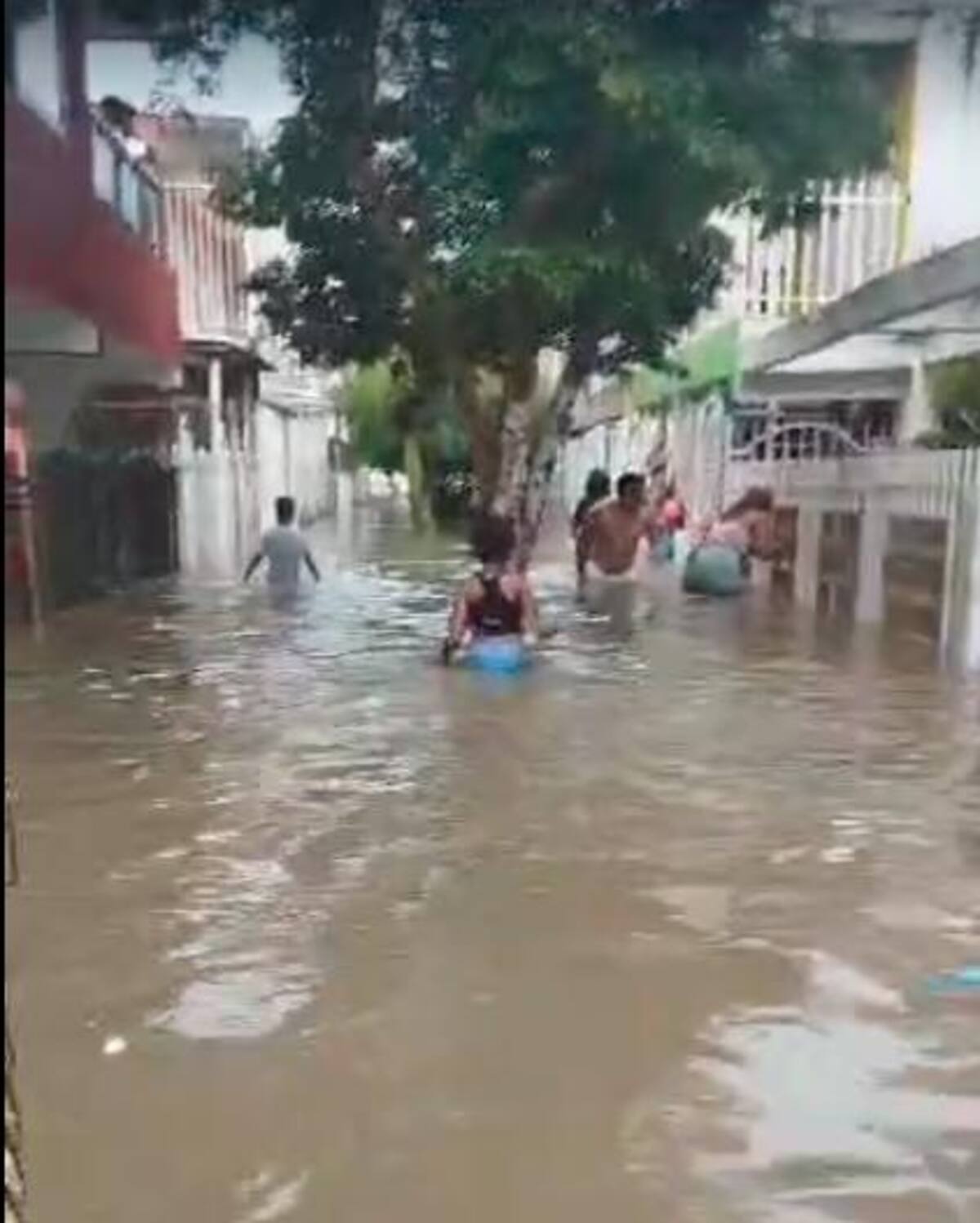 Así quedaron las calles de Las Palmeras