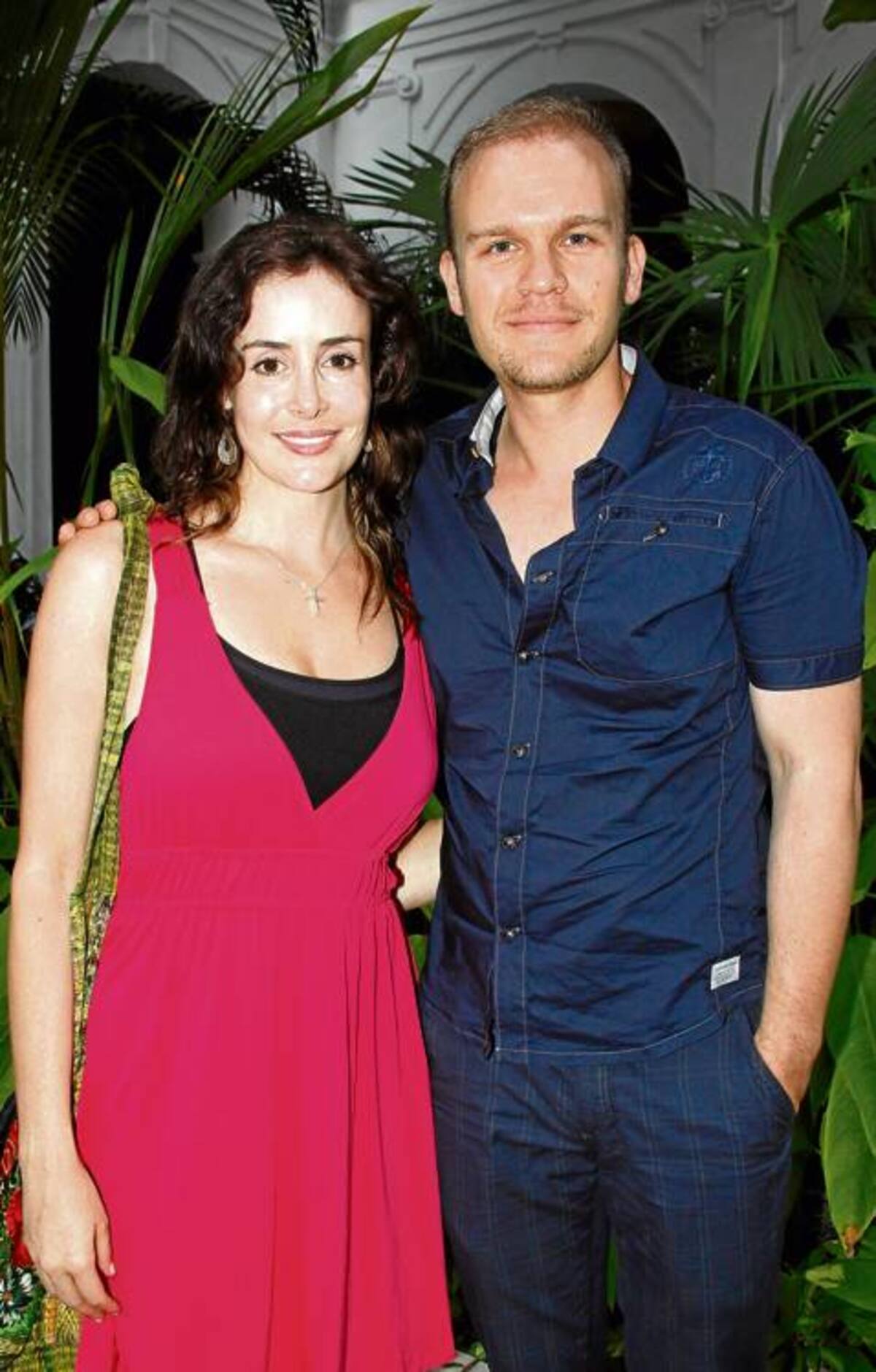 Los actores Cristina Campuzano y Ricardo Leguízamo.