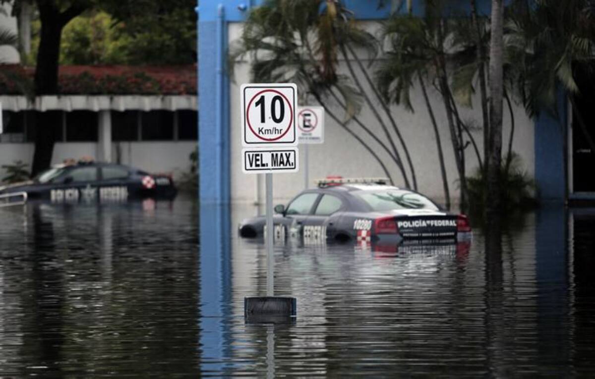 Inundaciones en el estado Guerrero. AFP Pedro PARDO