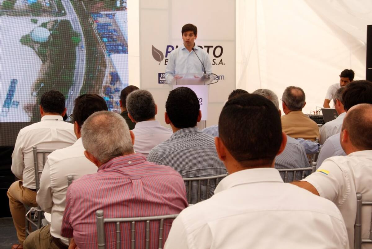 Ceremonia de inauguración del Puerto Buenavista en Mamonal. Lorena Henríquez Laborde - El Universal