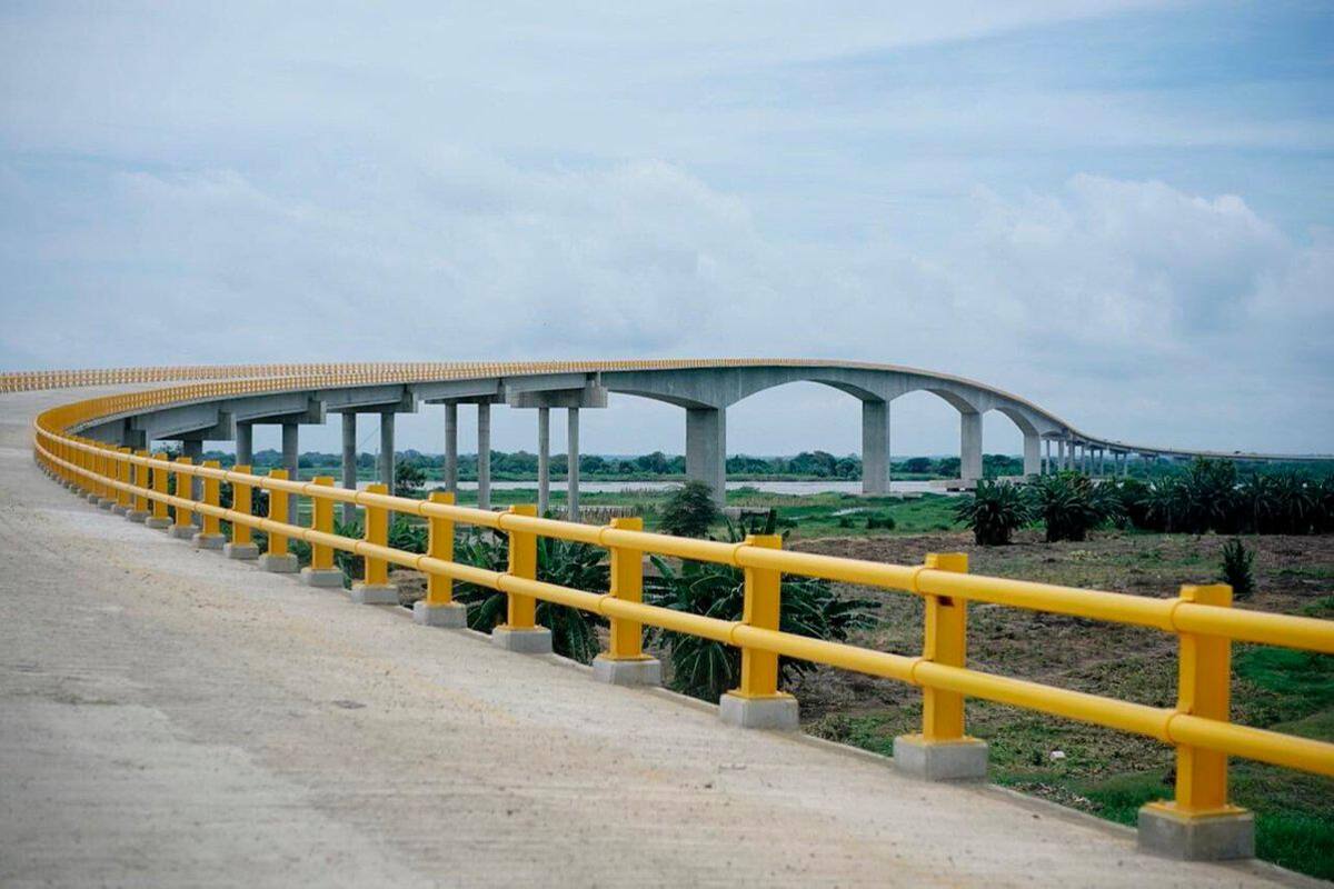 Aparatoso accidente de tránsito en el puente Yatí-Bodega