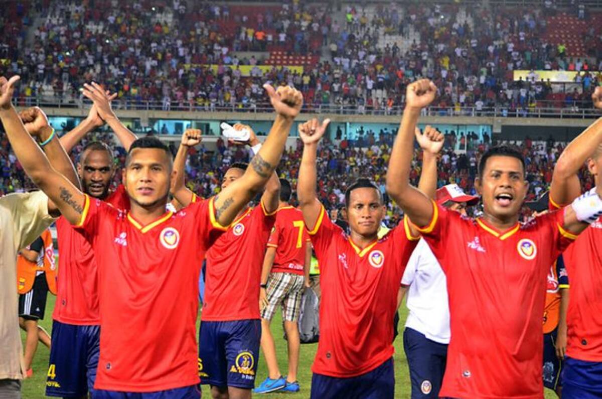 Celebración de la victoria de Uniautónoma FC EL UNIVERSAL - BARRANQUILLA