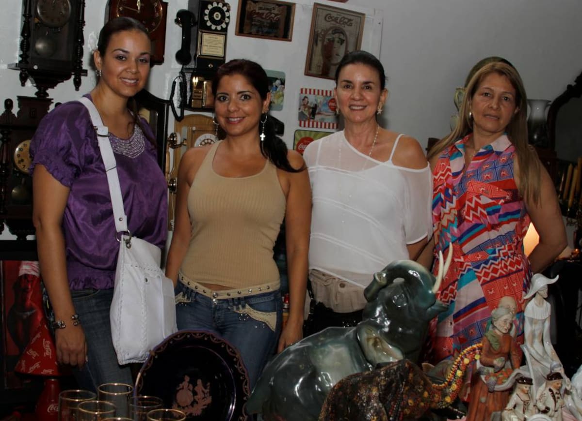 María Claudia Gómez, Angela Guzmán, Paula García y Andrea Garzón. Maruja Parra /El Universal/