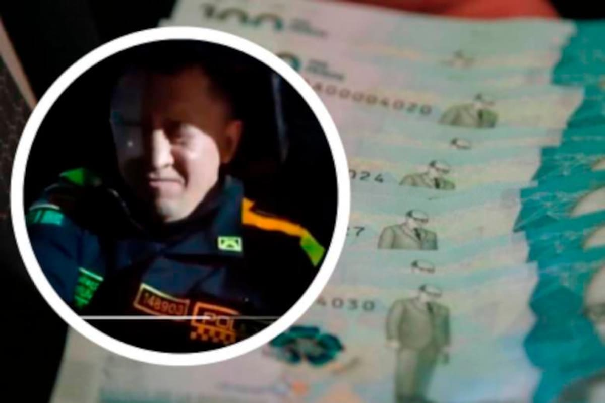 Quedó libre policía que se comió billetes que cobró en una extorsión