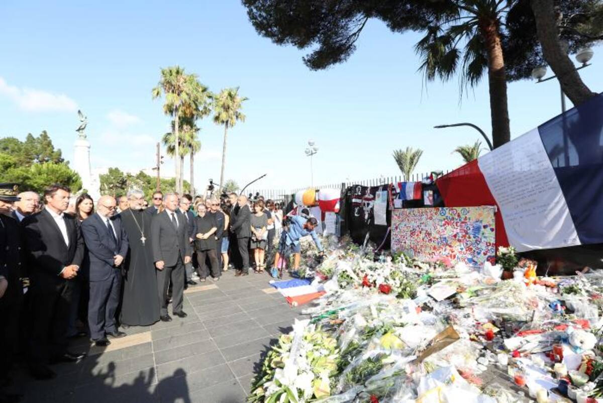 Conmemoración de las víctimas del atentado de Niza. AFP VALERY HACHE