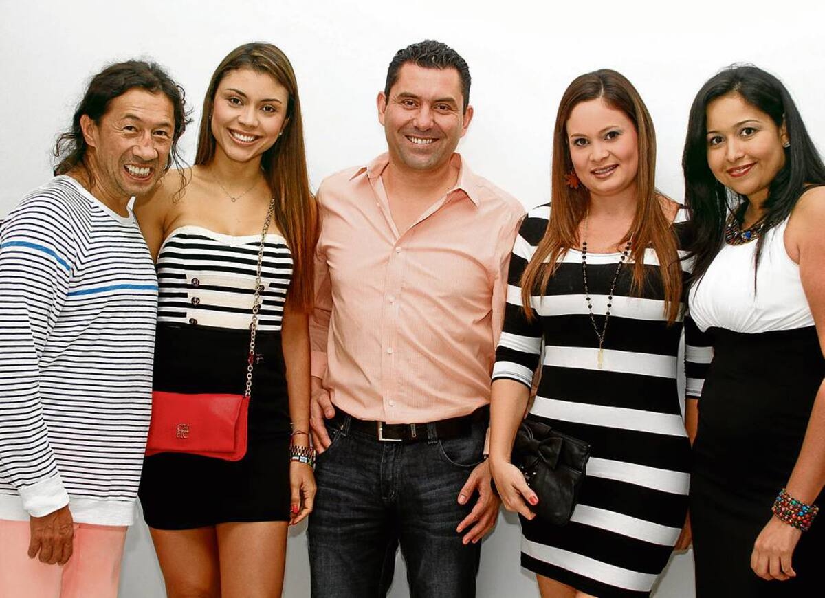 Marlon Becerra, Marcela Milanés de Araújo, Carlos Acevedo, Rossana Flórez y Eliana Benedetti.