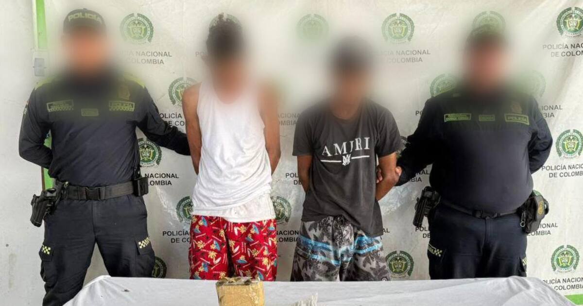 Con antecedentes y droga en su poder: así capturaron a alias ‘Juancho’ y ‘Pepe’