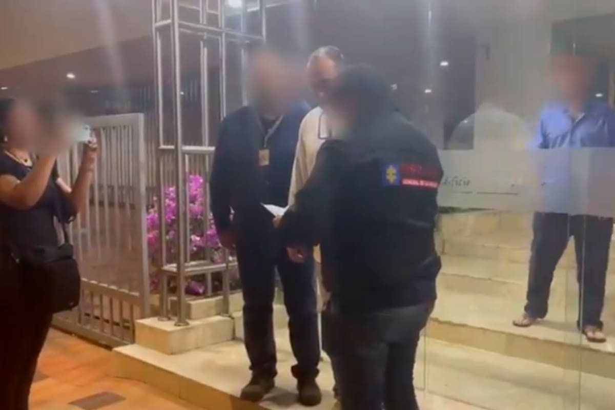 Así fue la captura del exmagistrado Pretelt en plena fiesta de cumpleaños