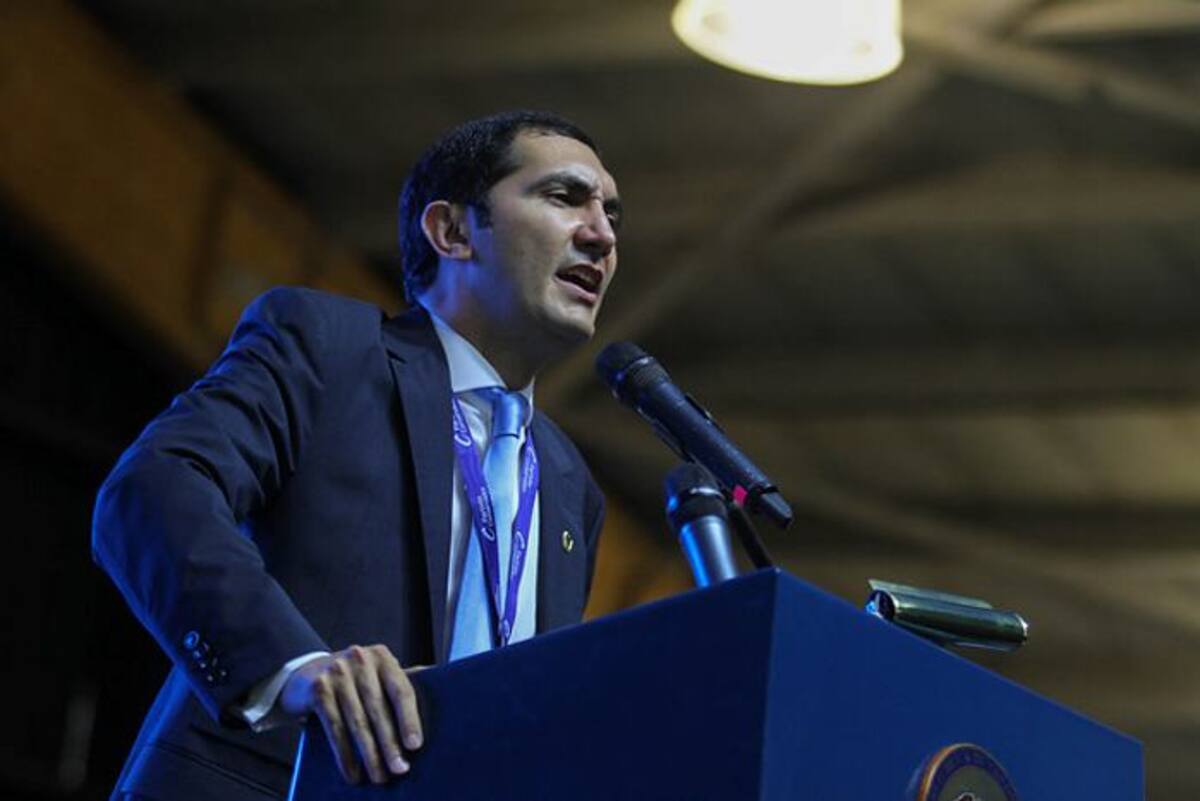 El presidente del partido Conservador, David Barguil. COLPRENSA.