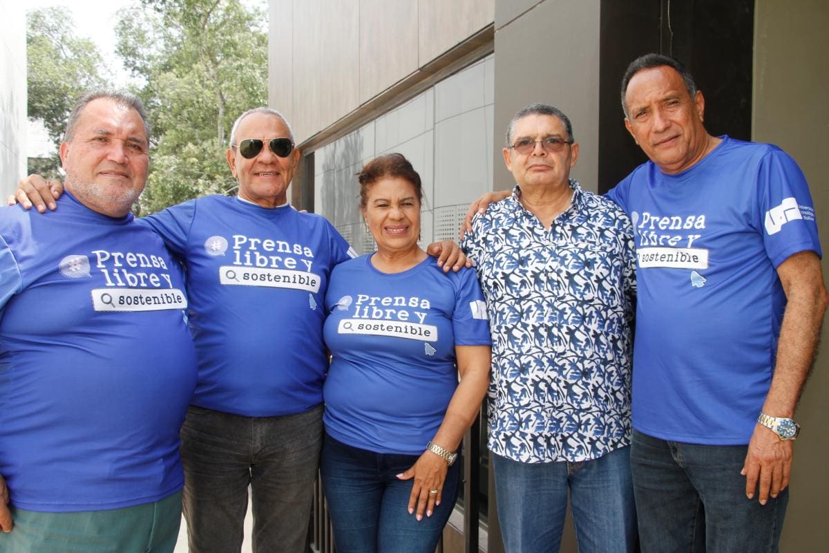 Pedro Mendoza, Carlos Mouthon, María Bernarda González , Carlos Ardila y Rodolfo Mejía.