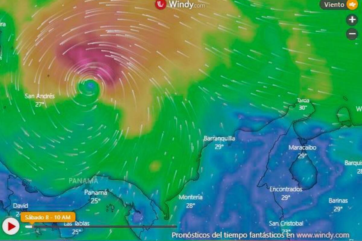 En alerta máxima: Julia se convertiría en huracán al pasar por San Andrés