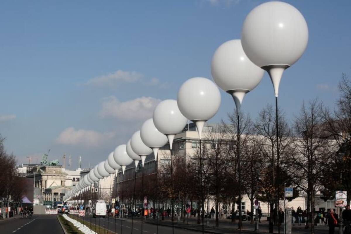 Fueron 8 mil globos los que se colocaron en el lugar.